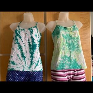 Lot of 2 Medium VS Yoga Racerback Camisoles